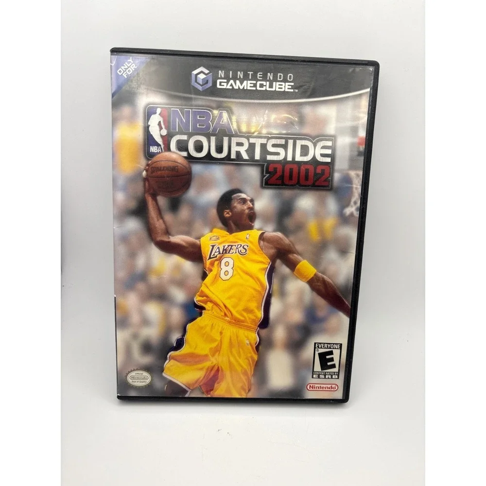 NBA Courtside 2002 Nintendo GameCube GCN Kobe Bryant Basketball Video Game